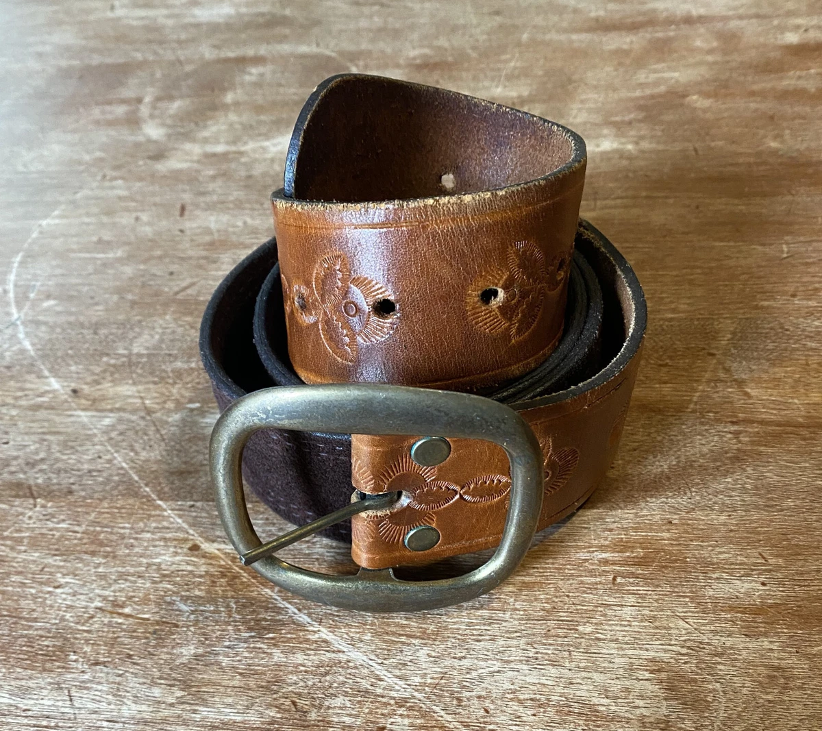 Suede Adult Unisex Vintage Belts for sale | eBay display picture 2