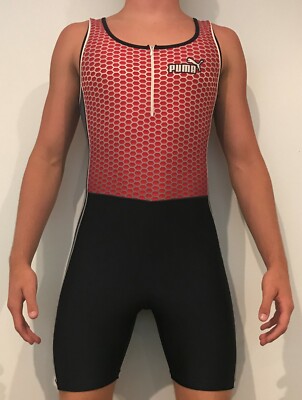 Puma lightweight track and field running singlet speedsuit
