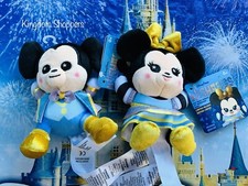 2021 Walt Disney World 50th Anniversary Wishables Plush Mickey  Minnie Mouse