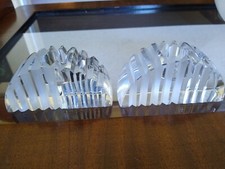 Vintage Crystal Art Deco Style Candlesticks Mikasa?