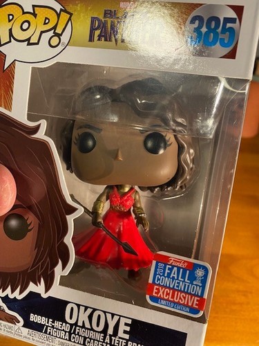 Funko Pop! Black Panther #385 Okoye in Red Dress 2018 Fall Con Exclusive Ltd Ed - 第 9/9 張圖片