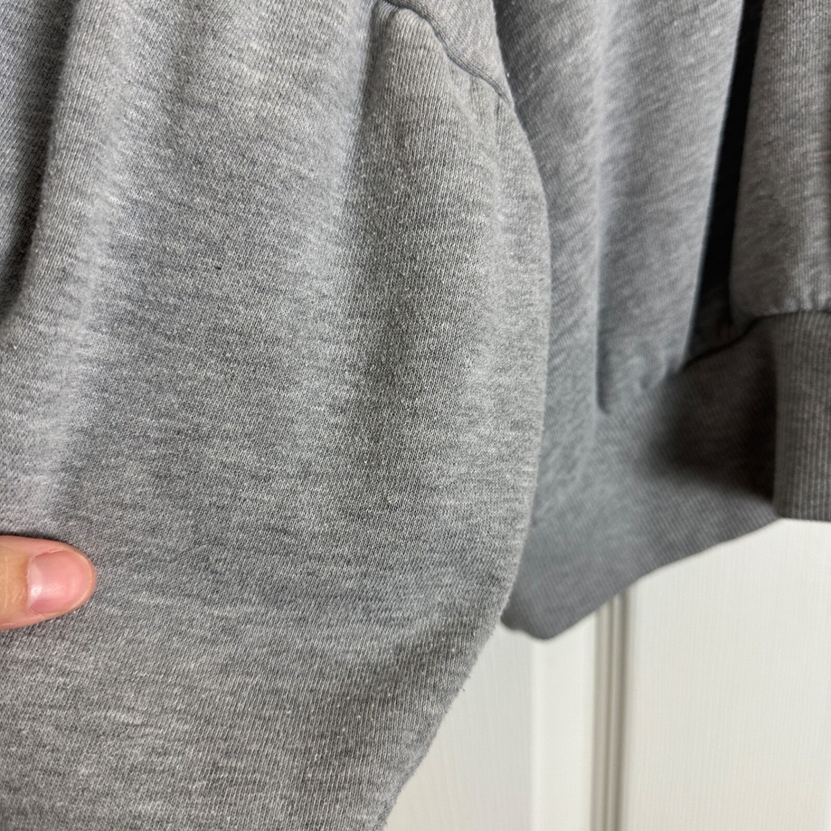 Sweat cropped à capuche - Gris - Ado fille - 8.40