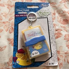 Trivial Pursuit Keychain Games Hasbro Mini Travel New Stocking Filler