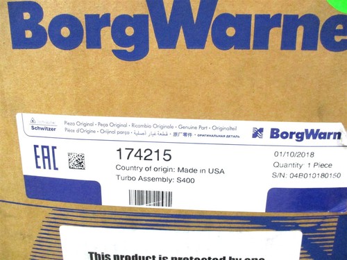 174215 NEW BORGWARNER S400 CHRA 174215R 474215 - Picture 4 of 4