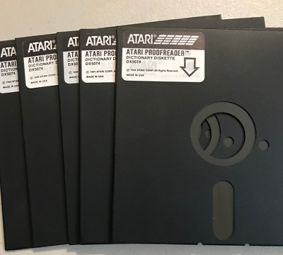 Atari EXCESS 5 1/4 DISKS 800/XL/XE 10 Disks NO SLEEVES WITH NOTCH 