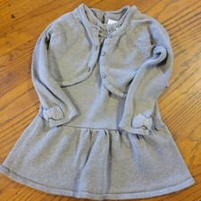 Gymboree Holiday Dress With Cardigan Size 4