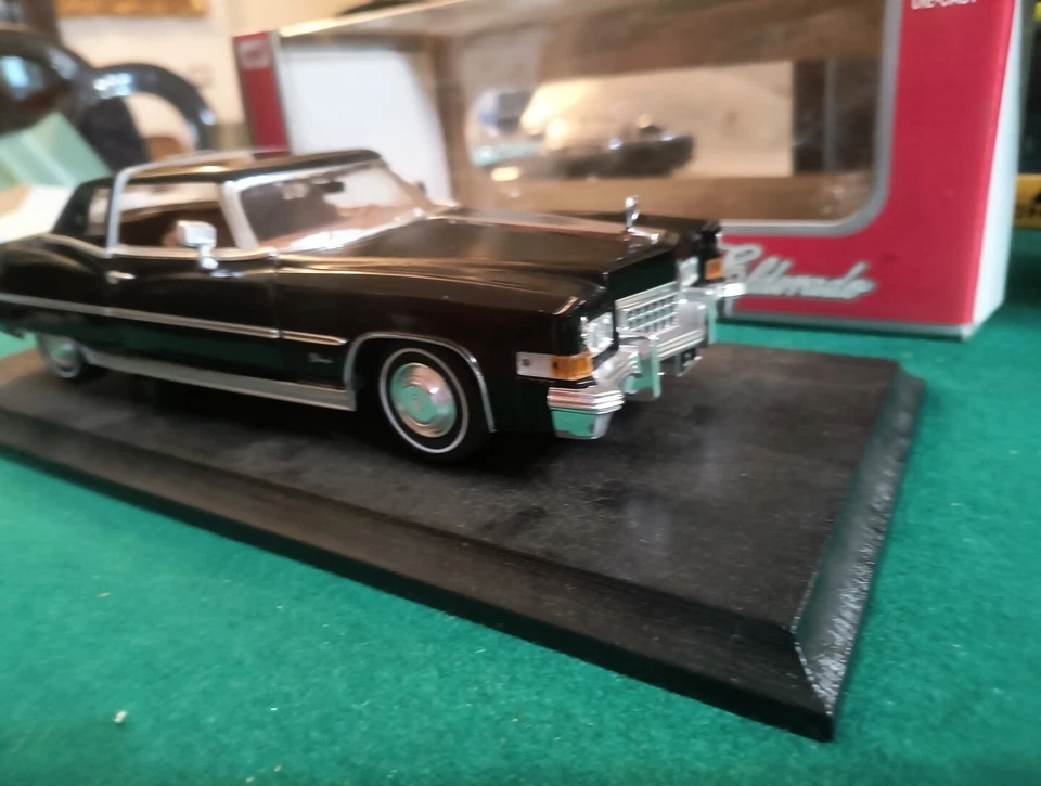 cadillac eldorado 1973 anson 1 18 nera in scatola originale  - Immagine 4 di 4