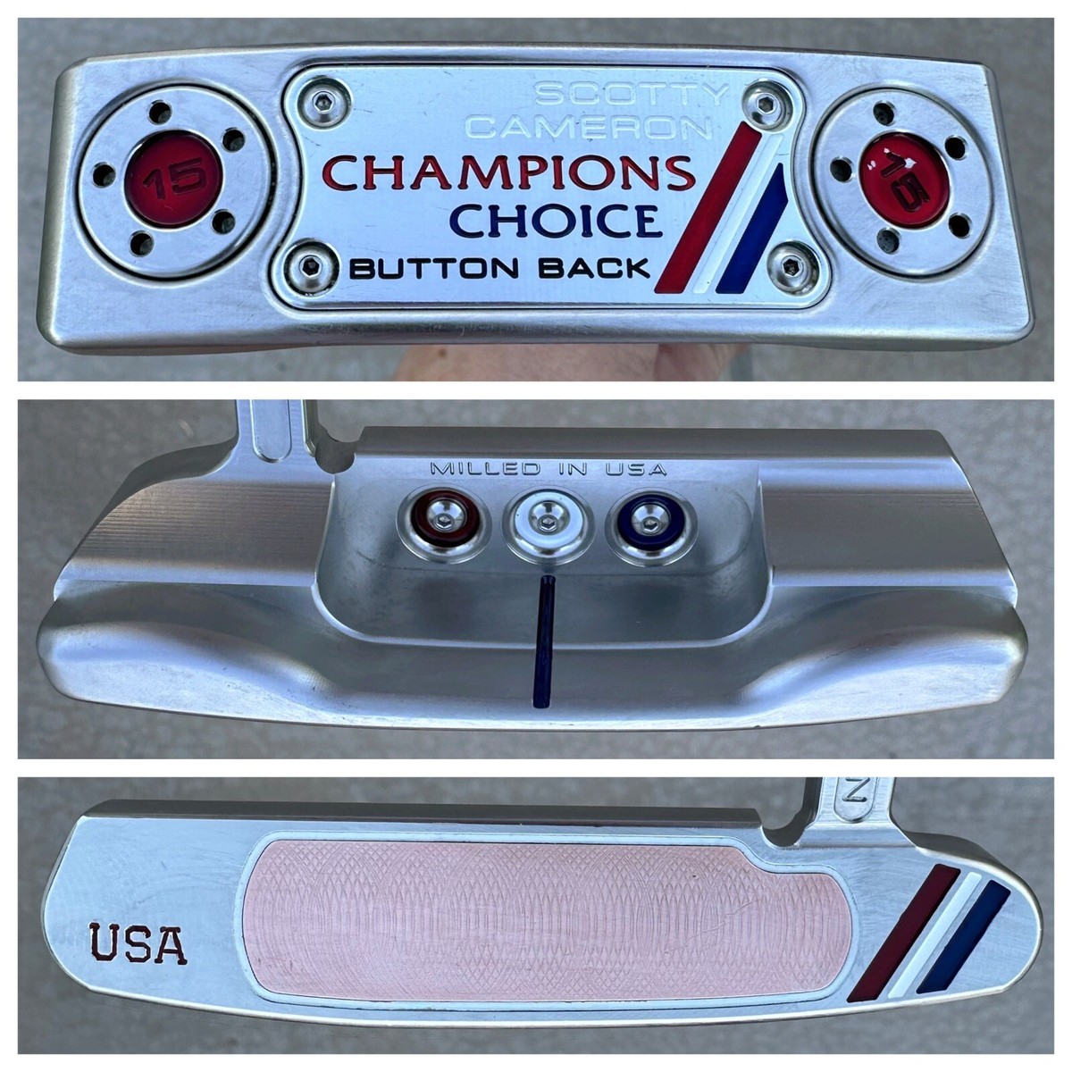 スコッティキャメロン　CHAMPIONS CHOICE NEWPORT  1.5 Newport 1.5 Plus Button Back - Scotty Cameron