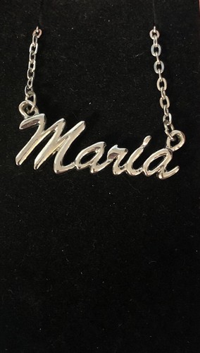Name Necklace - Maria | eBay