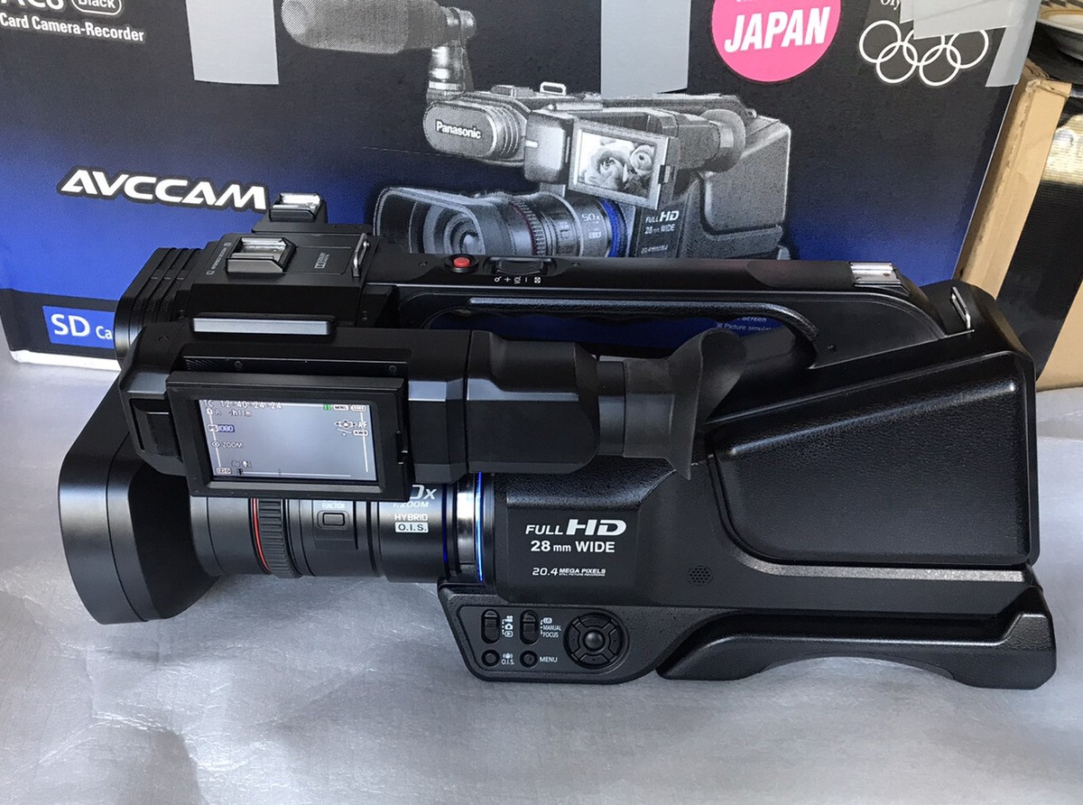 PANASONIC AG-AC8EJ FULL HD CAMCORDER 28mm Wide AVCCAM - AVCHD | eBay