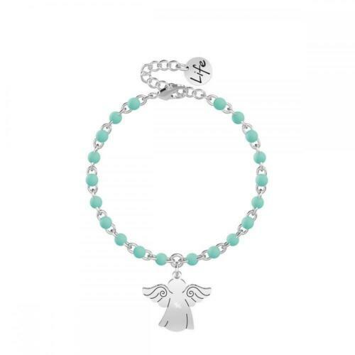 Bracciale Morellato DROPS Con Cristalli - Acciaio, Chiusura A Moschettone, 20cm - Foto 7