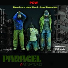 PARACEL MINIATURES BMW3507 MODERN WAR SERIES POW 3 FIGURES 1:35