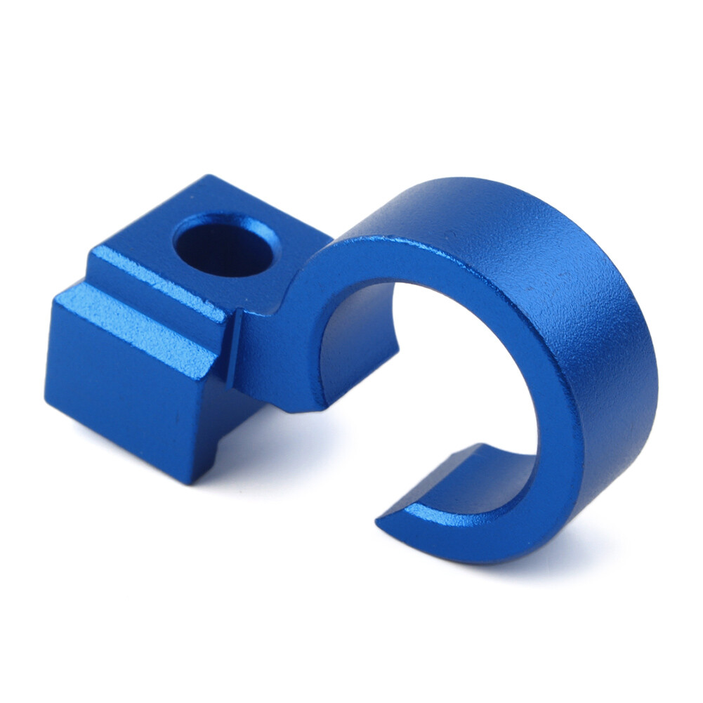 CNC Front Brake Hose Clamp Cable Guide Line For Suzuki DRZ400SM 2005-22 Blue