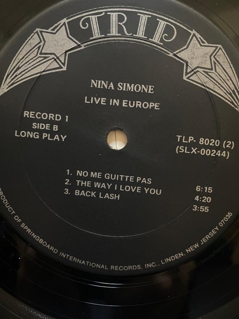 NINA SIMONE LIVE IN EUROPE US盤２LP Nina Simone Live In Europe Us2Lp | eBay