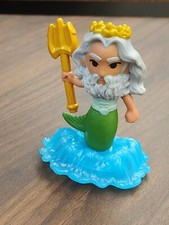 McDonald's The Little Mermaid 2023 3 King Triton Happy Meal Toy