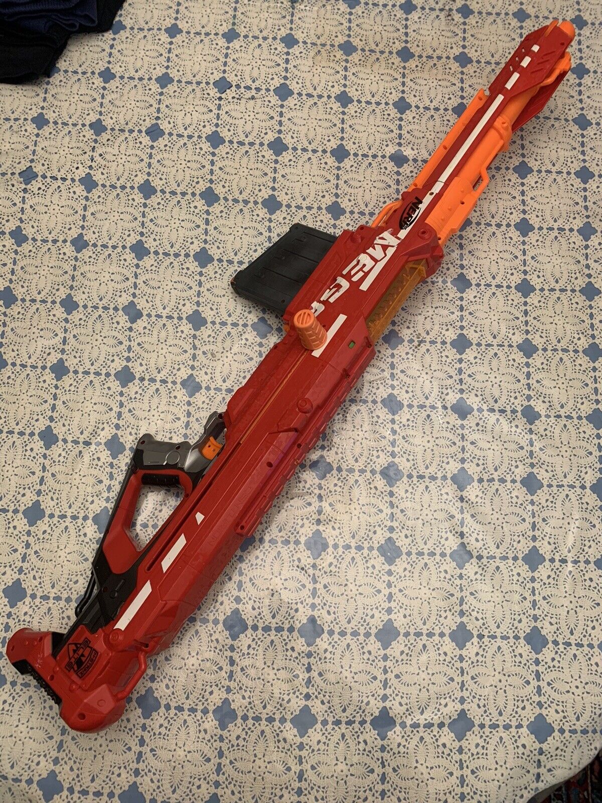 Nerf Sniper Rifle N-Strike Elite Mega Centurion Used: Good condition