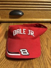 Dale Earnhardt Jr #8 NASCAR Bud Racing Visor Cap Hat Men's Winners Circle Red