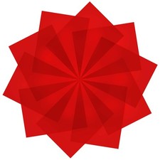 10 Pieces Christmas Gel Filter - Transparent Color Red Correction