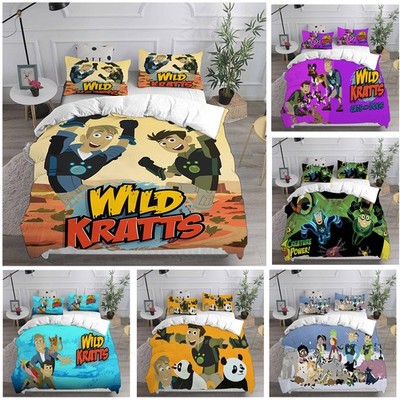 Cosplay Wild Kratts 3D Bettbezug Bettwäsche Set Kissenbezug Single Double Size