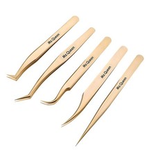 Eyelash Extension Tweezers-Precision Tweezers for 2D-6D Volume Individual Fal...