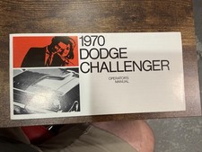 1970 Dodge Challenger Owners Operators Manual 1970 Dodge Challenger Owners Operators Manual