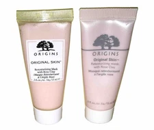 Origins Original Skin Retexturizing Mask with Rose Clay - Travel 0.5oz x2 - New