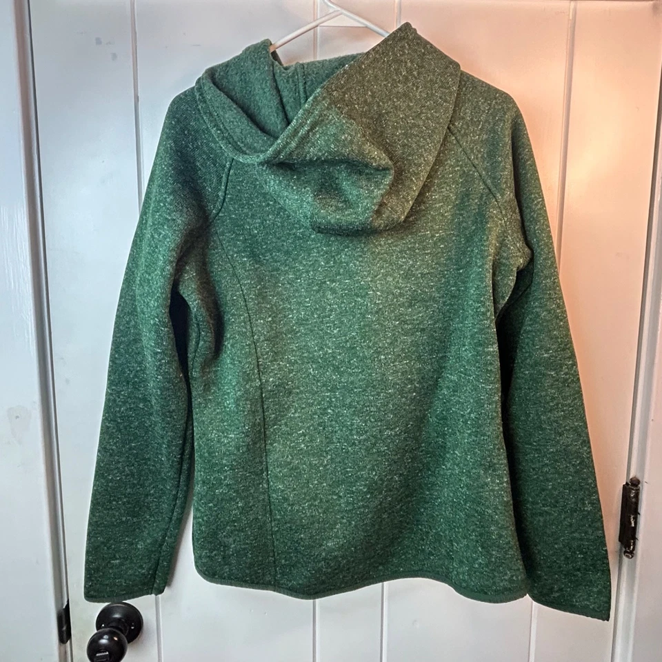 Sudadera con capucha Green Bay Packers cremallera completa verde polar para mujer mediana Foto 4 de 4