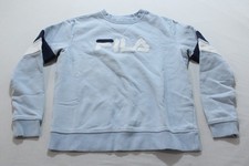 FILA Women's Long Sleeve Casual Crewneck Pullover Sweatshirt AP2 Blue Medium