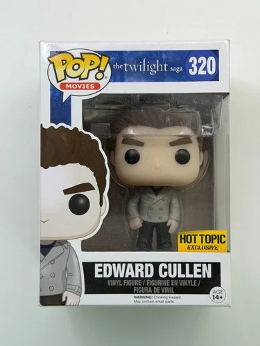 Funko Pop! Movies: Edward Cullen #320 Hot Topic Exclusive Vinyl +PROTECTOR J3