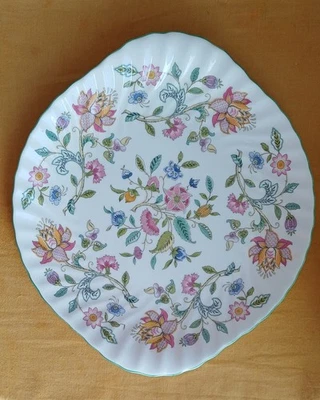 Assiette porcelaine à fromage, gâteaux, Bone China English MINTON Haddon Hall - Photo 1/3