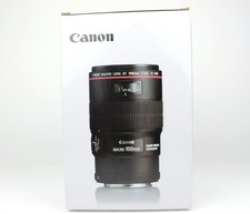 Canon EF 100mm f/2.8 L Macro IS USM Lens for DSLR - Brand New and Boxed
