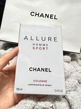 CHANEL Allure Homme Sport 3.4 oz COLOGNE NIB SEALED / Authentic /Macys receipts