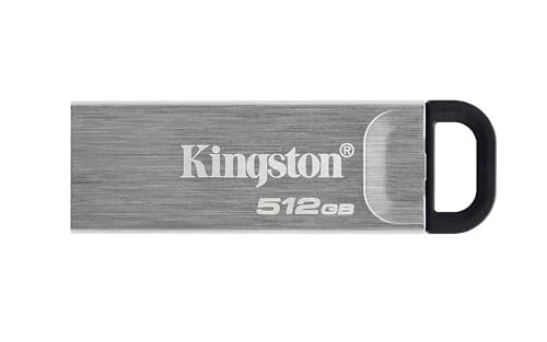 Kingston DataTraveler Kyson USB 3.2 Gen 1 Flash Drive 512GB Stylish Capless Case