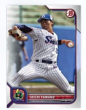 2022 Bowman NPB Nippon Professional Baseball Taichi Yamano #105