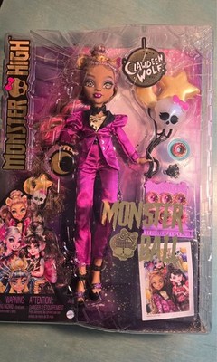 Monster High Clawdeen Wolf Monster Ball 2023 Collector Doll NEW