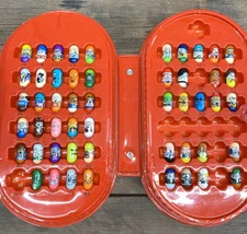 Mighty Beanz 61-120 SET Lot of 51 Beanz Series 1 + Collector Case *FREE SHIP*