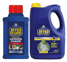 Jeyes Fluid Outdoor Cleaner & Disinfectant And Unblocker 300ml Concentrate - 4L