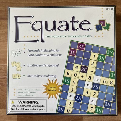 Equate The Equation Thinking Game Concept Math Media Homeschool New & Sealed