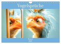 "Calendar 2027 · US Version · Bird Sayings - Humor (Wall Calendar 2027 12\" × 8\" L"