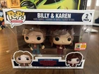 Billy & Karen (Stranger Things) 2018 SDCC Exclusive Funko Pop 2 Pack CON STICKER