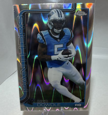 Topps Chrome Parallel Rico Dowdle #43 Carolina Panthers 2025