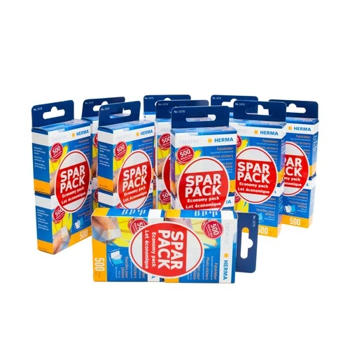 10x Herma 1075 1070 Sparpack Pack Double Autocollant Photo Sticker Fotosticker
