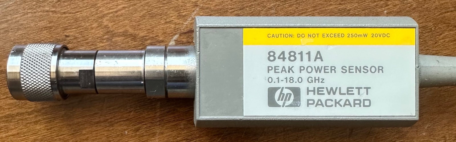 Hewlett-Packard HP 84811A 0.1-18.0GHz RF Peak Power Sensor
