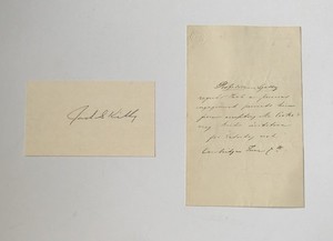 LOUIS AGASSIZ ALS / SIGNED / KILBY NOBEL PRIZE  - 2 IMPORTANT SCIENCE AUTOGRAPHS