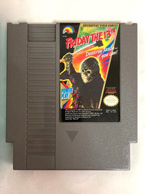 Friday The 13th NES Nintendo Cartridge and OEM Clamshell Case Untested