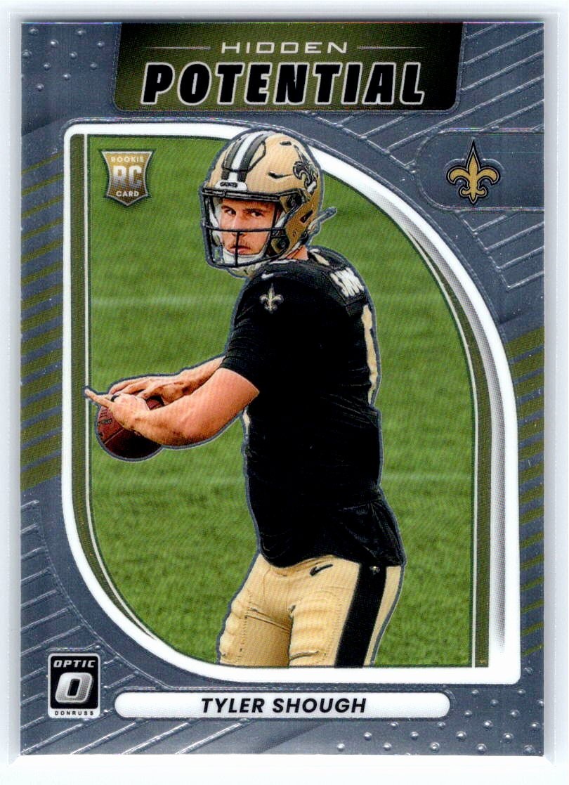 2025 Donruss Optic #12 Tyler Shough Hidden Ptential New Orleans