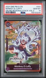 Monkey D. Luffy P-041 Regionals Pack 2024 Vol.2 One Piece TCG