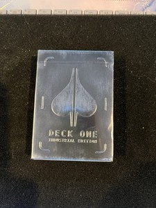 Deck One Silver Industrial Edition Playing Cards NEW SEALED!!