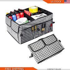 Car Trunk Organizer Collapsible Storage Box Suv Large Capacity Multi-compartment Car Trunk Organizer Collapsible Storage Box Suv Large Capacity Multi-compartment