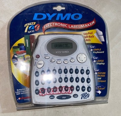 Dymo Electronic Label Maker Letra Tag QX50 Handheld Keyboard Printer  NEW SEALED
